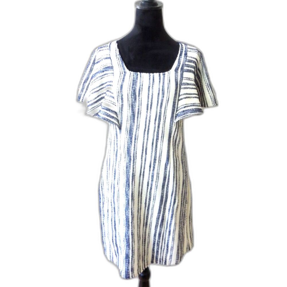 Anthropologie Akemi + Kin Jovanie Coastal Flutter Dress Boho XSP EUC - Picture 4 of 9